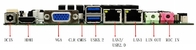 VGA HDMI LVDS EDP Mini ITX İnce Anakart Intel IOTG Elkhart Lake J6412 CPU