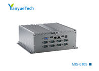 MIS-8105 Fansız Kutu PC / Fansız Gömülü Sistem 1037U CPU Çift Ağ 10 Serisi 6 USB