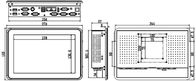 10.1&quot; Panel PC , kapasitif dokunmatik ekran , endüstriyel dokunmatik panel PC bilgisayar , J1900 , 2LAN , 6COM , IPPC-1206TW1
