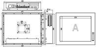 IPPC-1901T1 19&quot; Endüstriyel Dokunmatik Panel PC / 1 PCI Veya PCIE Uzantısı 2 Yuvalı Gömülü PC Dokunmatik Ekran