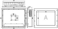 IPPC-1901T2-R 19&quot; Üst Raf Endüstriyel Dokunmatik Ekran Bilgisayar Çoklu Kart Yapıştır I3 I5 I7 U Serisi CPU Anakart