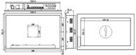 IPPC-2106TW2 21.5&quot; Endüstriyel Dokunmatik Panel PC Masaüstü CPU'ları Destekler I3 I5 I7 Serisi 1 PCI veya PCIE Uzantısı
