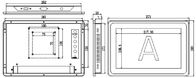 PLM-1001TW 10.1&quot; Endüstriyel Lcd Dokunmatik Ekranlı Monitör Kapasitif Dokunmatik Geniş