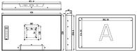 PLM-1703TW 17.3&quot; Geniş Endüstriyel Dokunmatik Ekran Monitör / Endüstriyel Dokunmatik Ekran