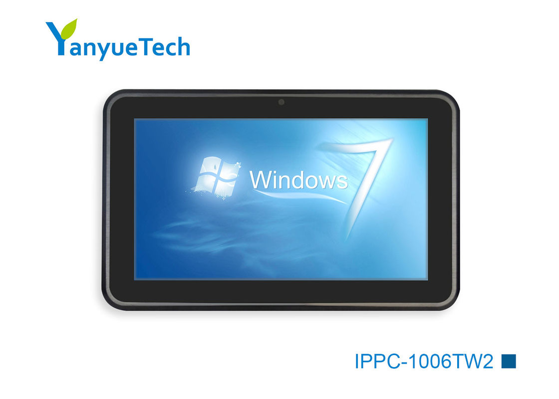 10.1 İnç Endüstriyel Dokunmatik Panel PC Kapasitif Ekran J1900 3805U CPU 2LAN İnce Tasarım