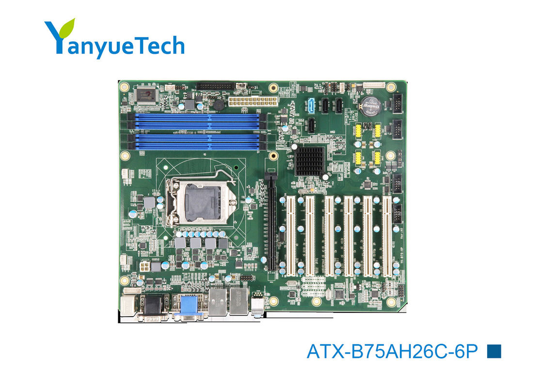 ATX-B75AH26C-6P Intel Endüstriyel ATX Anakart PCH B75 Çip 2 LAN 6 COM 12 USB 7 Yuva 6 PCI